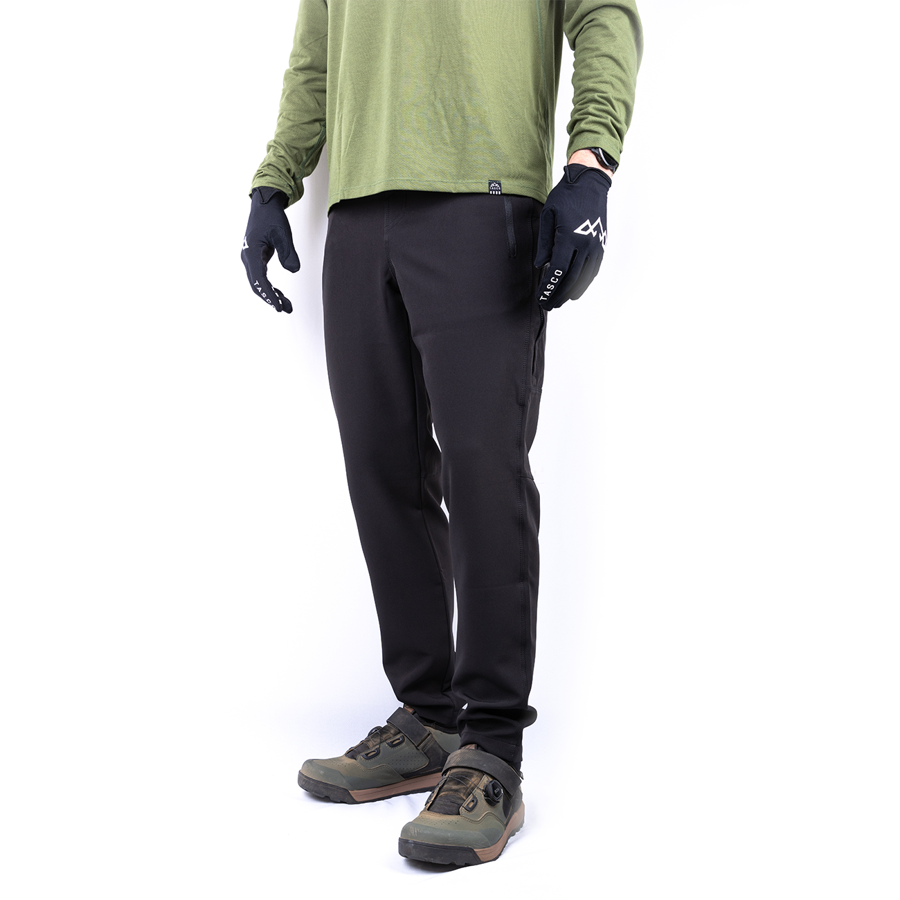 TASCO Mtb Scout II Pants Black on Model Front
