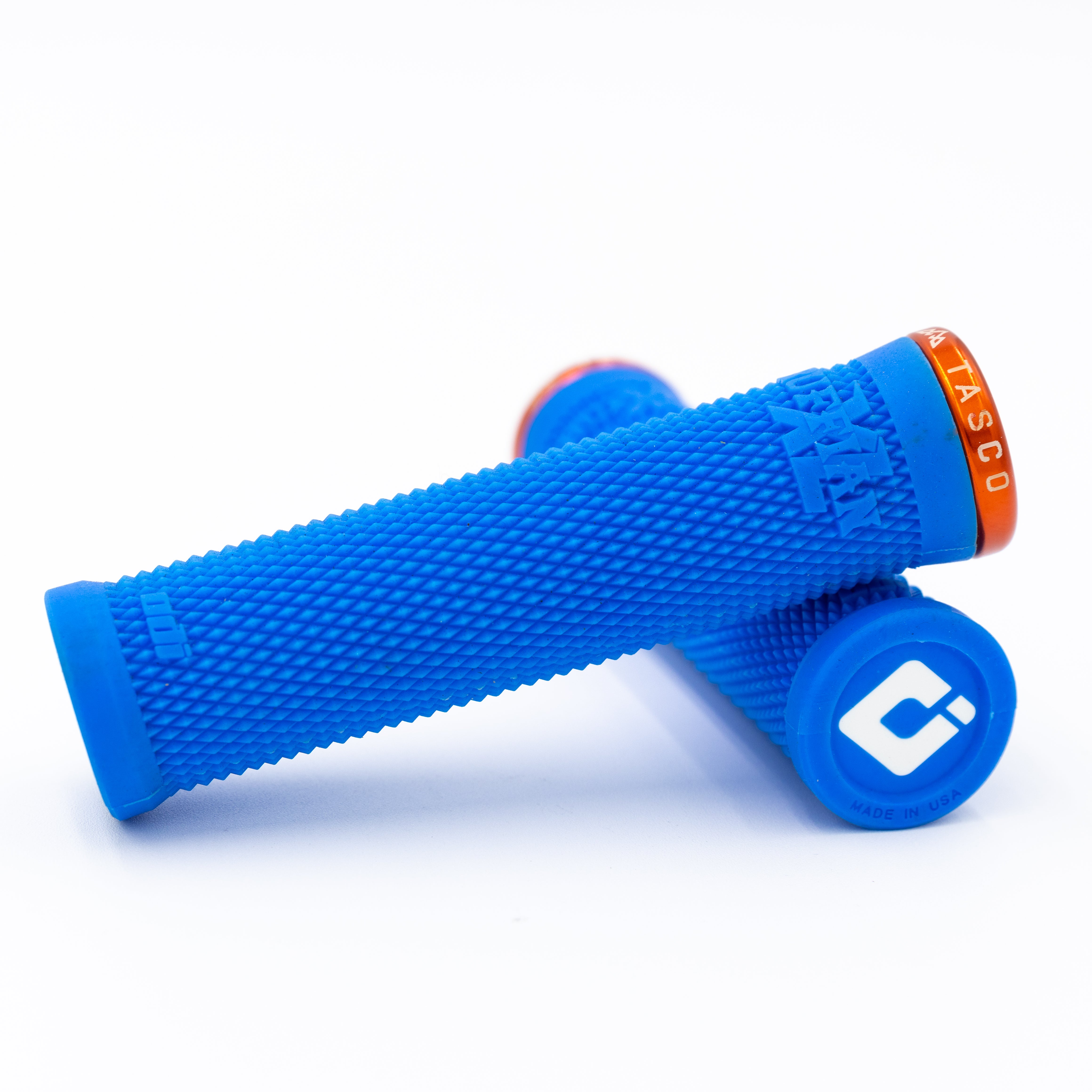 TASCO x ODI Ruffian XL Lock-on Grips (Blue)