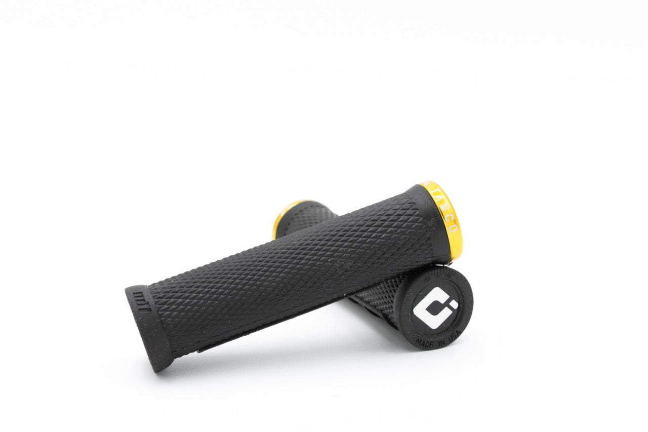 TASCO x ODI - Elite Flow Lock-on Grips (Anniversary Gold)