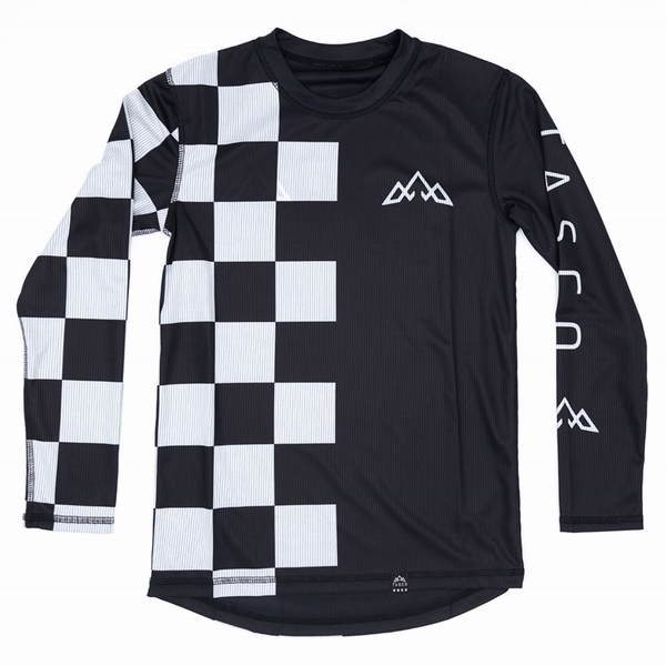 Mullet Reversible Ride Jersey (L/S) - Checkmate (Youth)