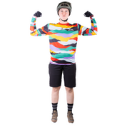 Mullet Reversible Ride Jersey (L/S) - Panic (Youth)