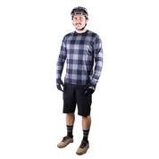 Mullet Reversible Ride Jersey (L/S) - Black Plaid