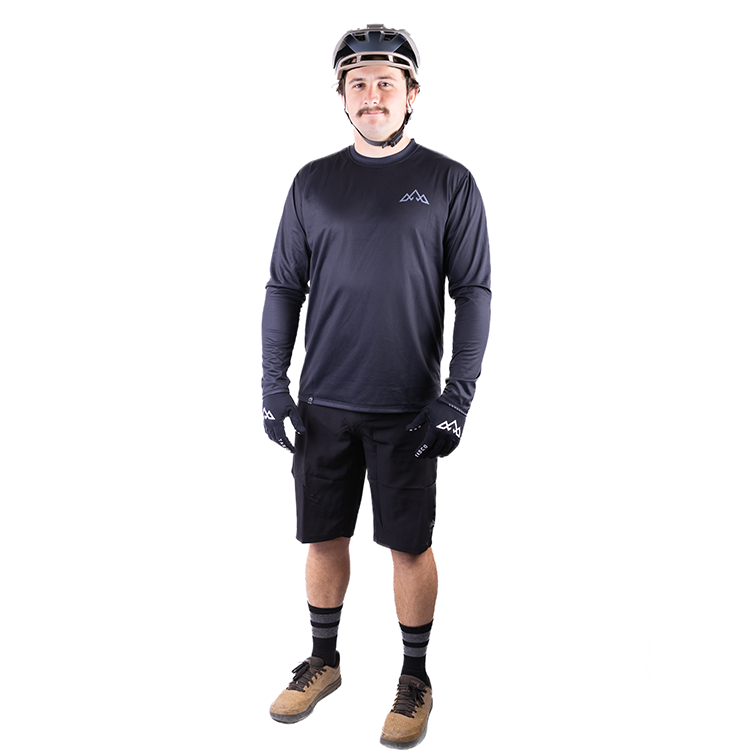 Mullet Reversible Ride Jersey (L/S) - Black Plaid
