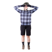 Mullet Reversible Ride Jersey (L/S) - Black Plaid