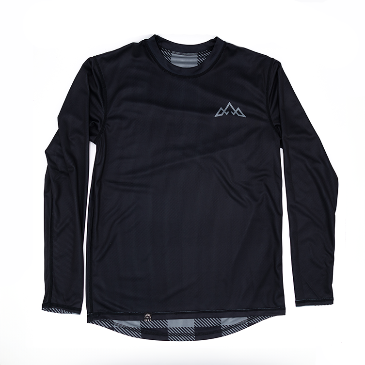 Mullet Reversible Ride Jersey (L/S) - Black Plaid