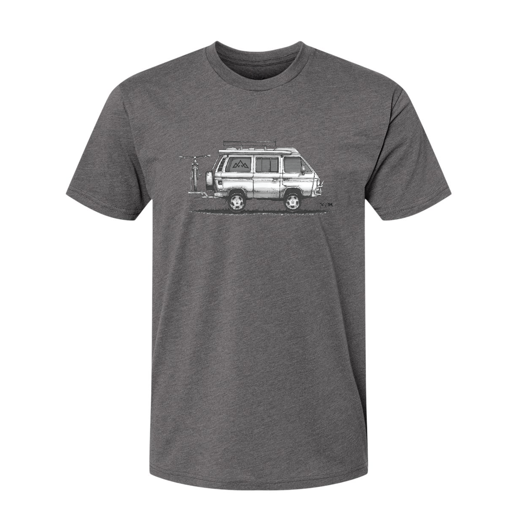 Premium T-Shirt - Adventure Uber - Charcoal
