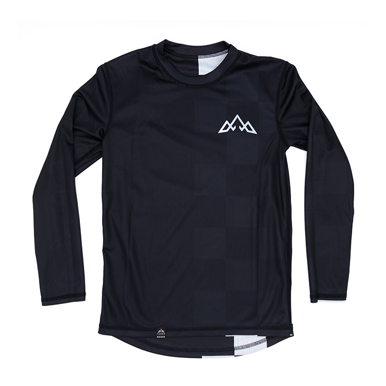 Mullet Reversible Ride Jersey (L/S) - Checkmate (Youth)