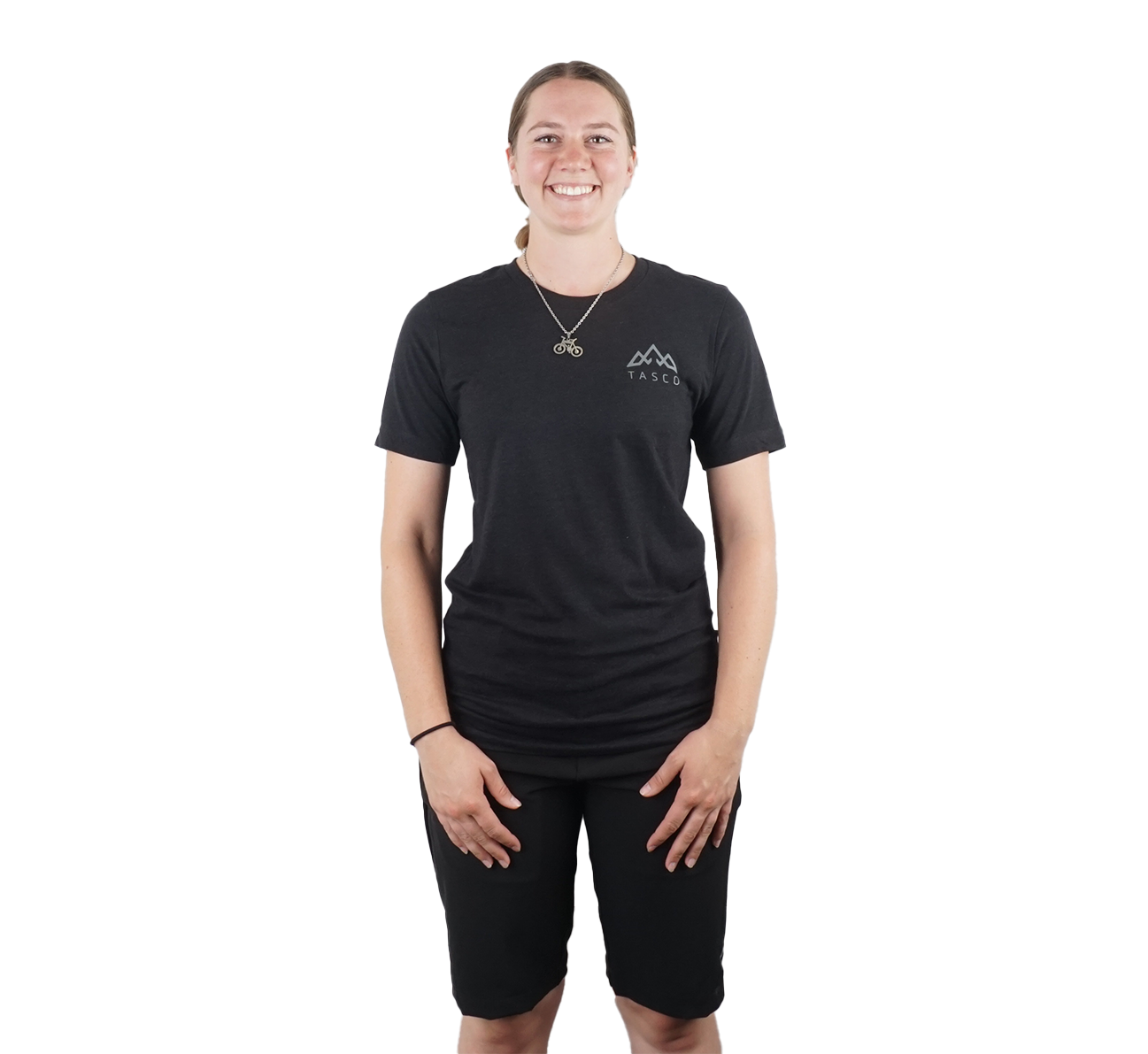 Black Logo TASCO Shirt on Girl