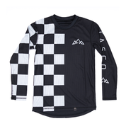 Mullet Reversible Ride Jersey (L/S) - Checkmate (Youth)