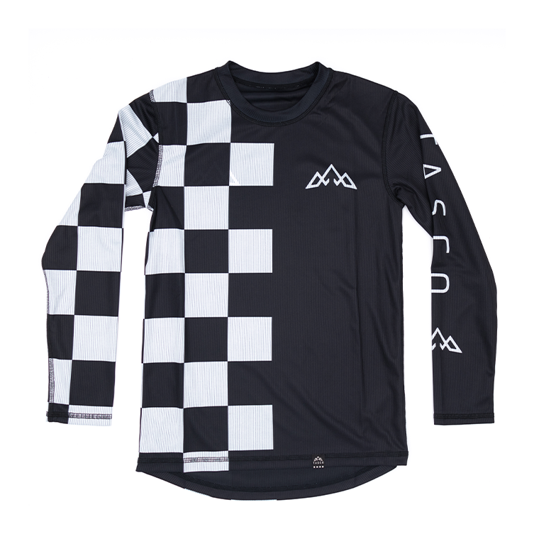 Mullet Reversible Ride Jersey (L/S) - Checkmate (Youth)