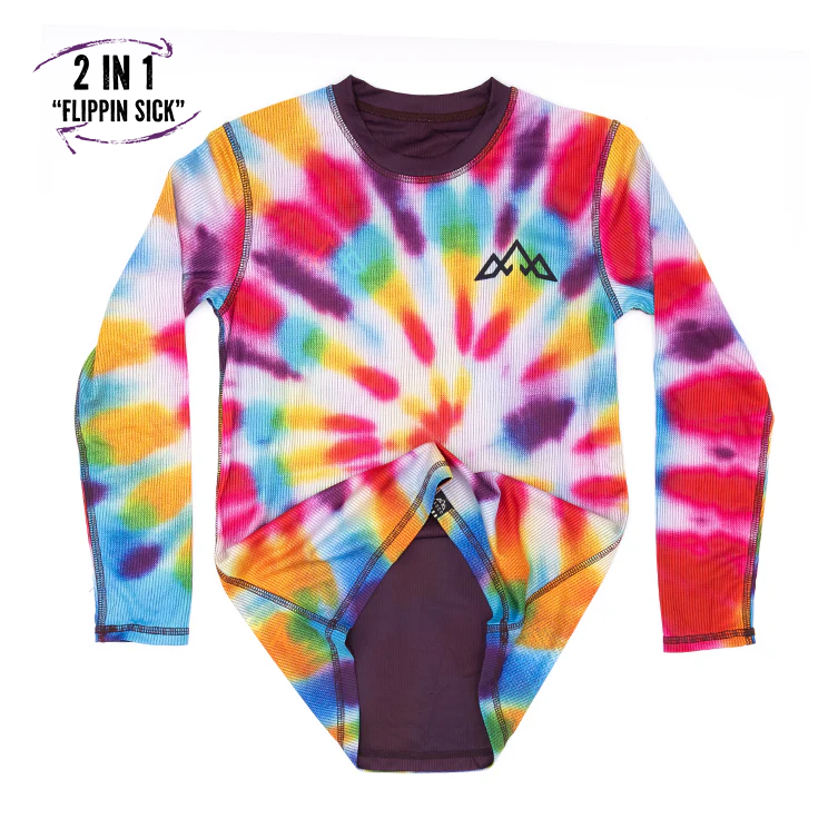 トップス 6 DOUBLE SLIT TIE DYE MOTIF PULLOVER - トップス