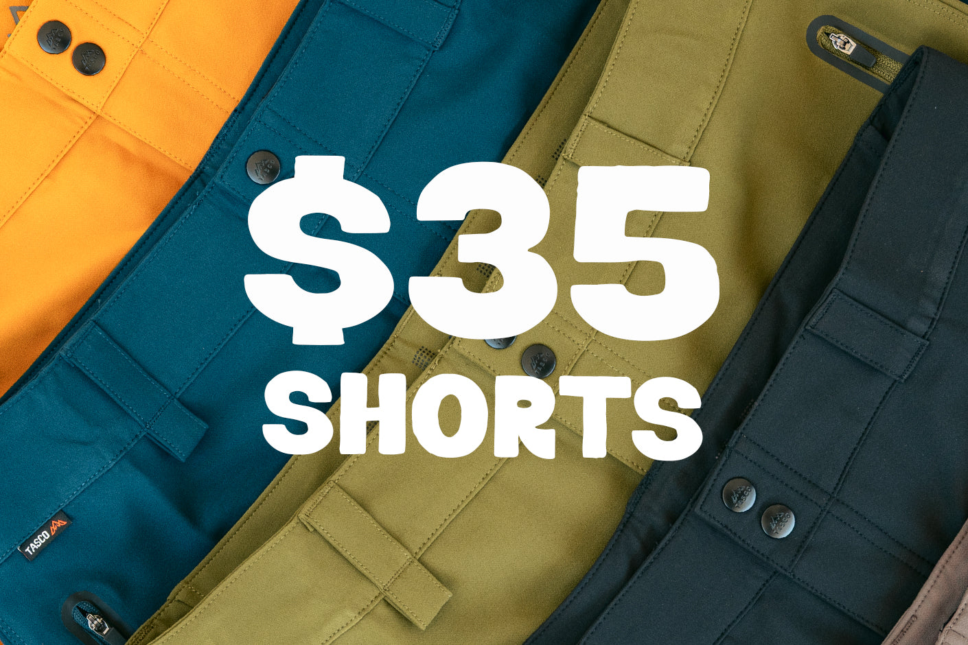 FACTORY SECONDS SALE: NEW SCOUT SHORTS