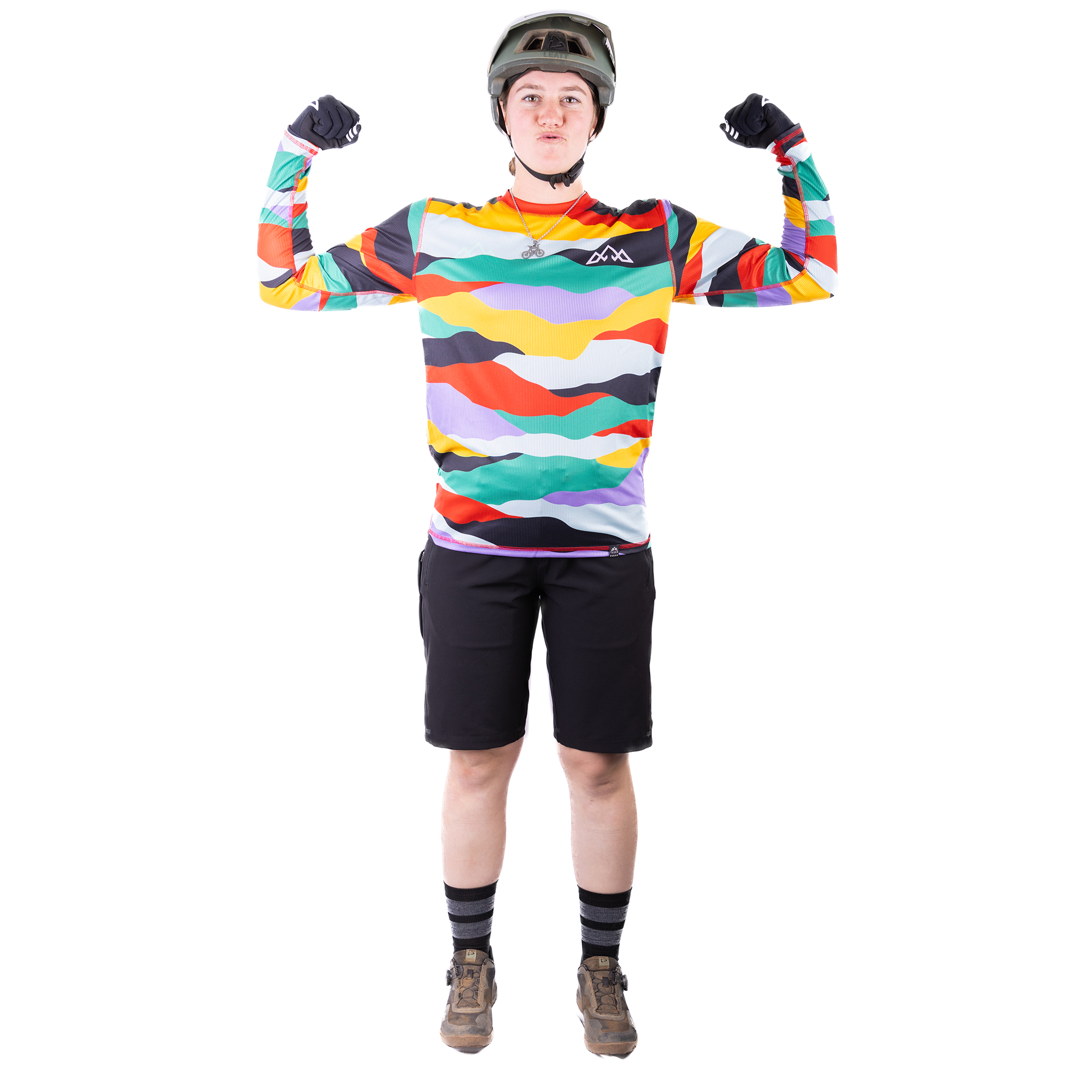 Mullet Reversible Trail Jersey (L/S) - Panic (Youth)