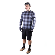 Mullet Reversible Trail Jersey (L/S) - Black Plaid