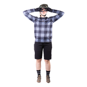 Mullet Reversible Trail Jersey (L/S) - Black Plaid