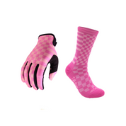 Pink Checkmate Glove and Sock Kit