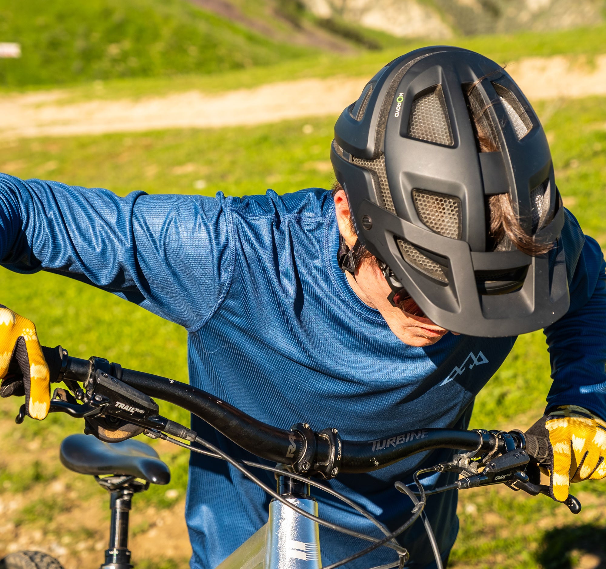 bike helmet with mullet Mullet Reversible Ride Jersey (L/S)