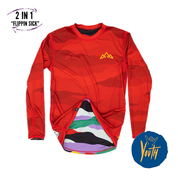 Mullet Reversible Ride Jersey (L/S) - Panic (Youth)