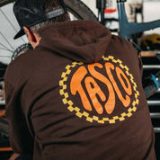 Pullover Hoodie - Hippy Check (Chocolate)